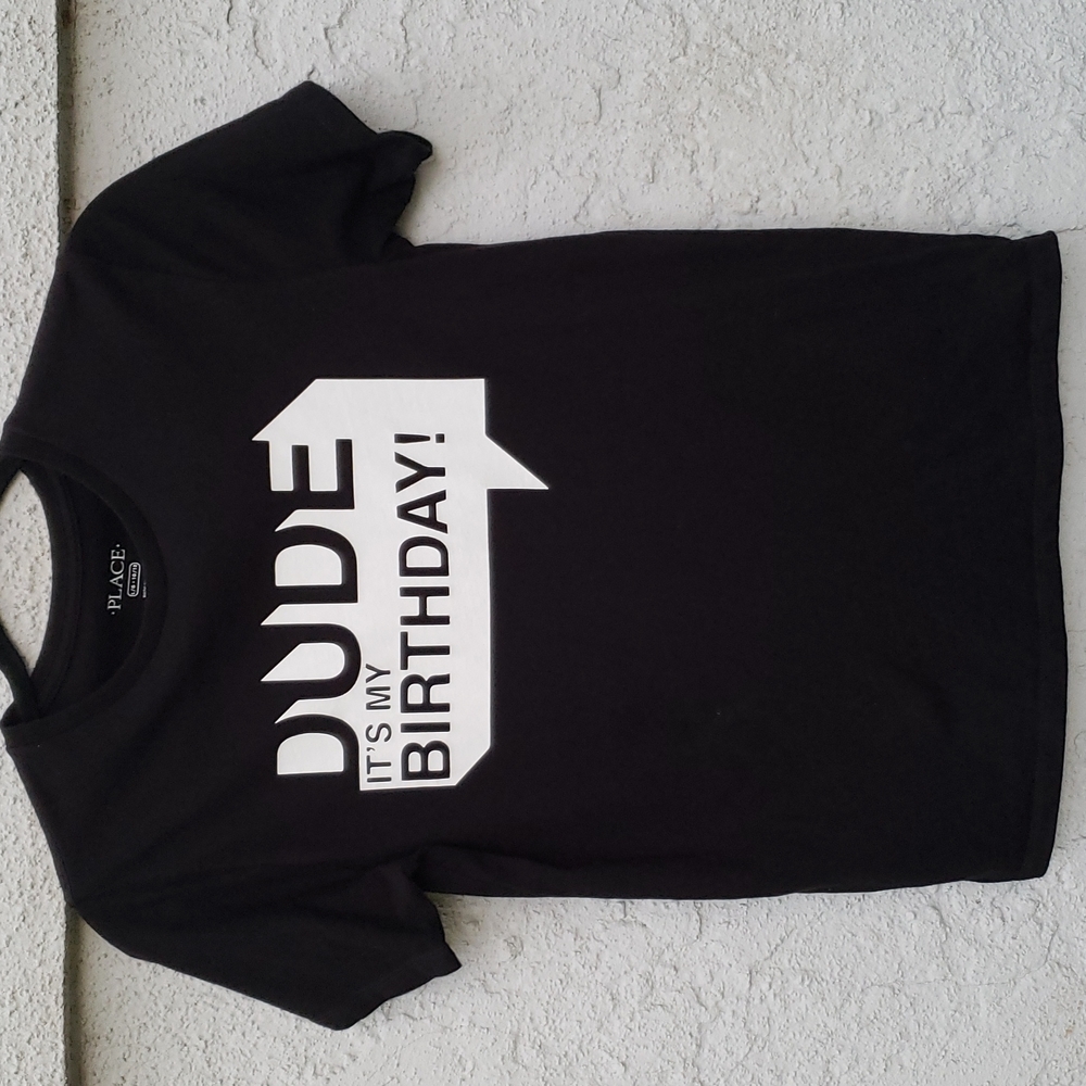 Place Black It's My Birthday T-Shirt